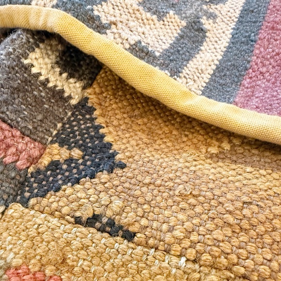 Handmade 24”x24” Turkish Kilim Patchwork Pillow Covers - Picture 4 of 12